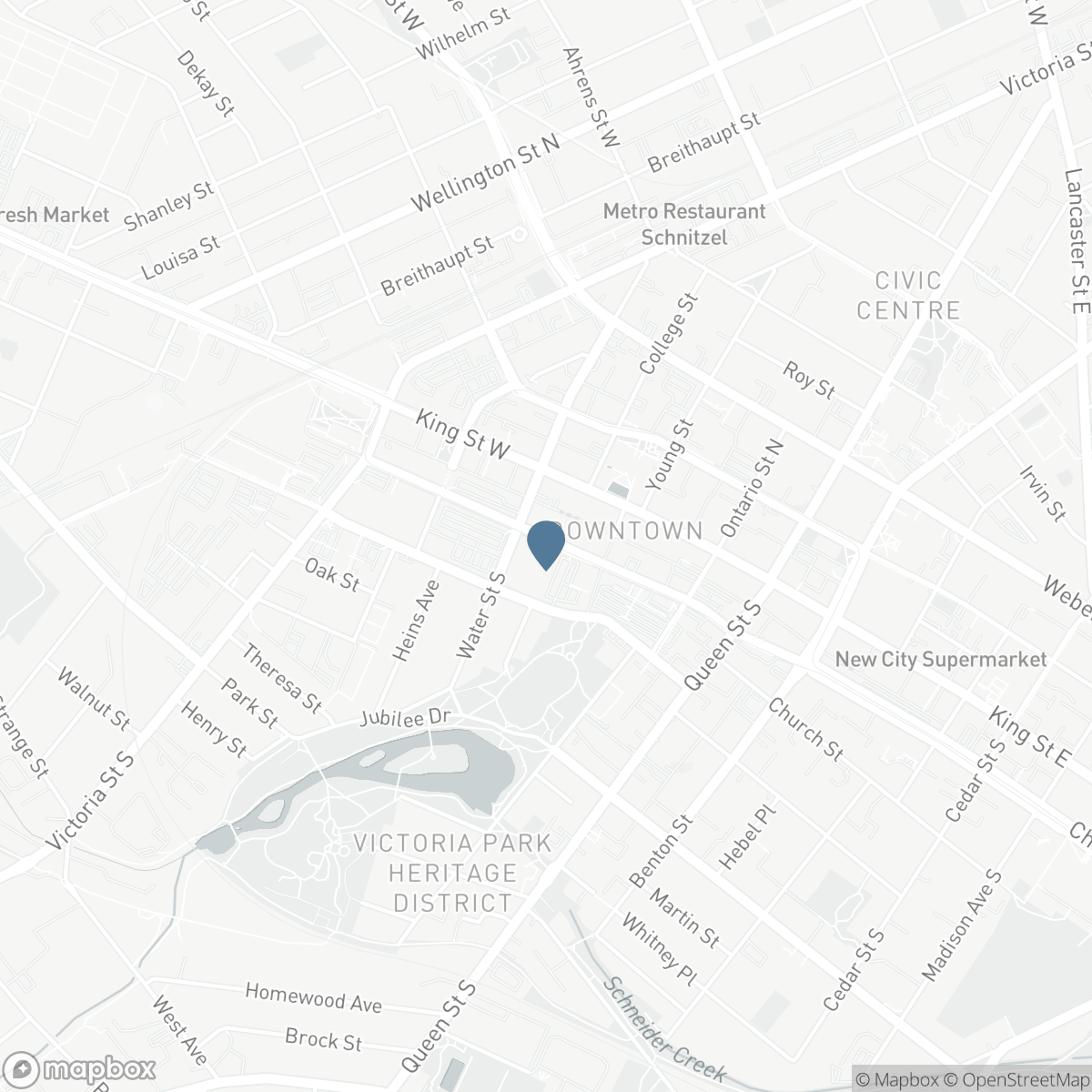 60 CHARLES Street W Unit# 705, Kitchener, Ontario N2G 0C9